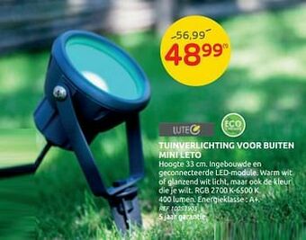 Tuinverlichting voor buiten mini leto