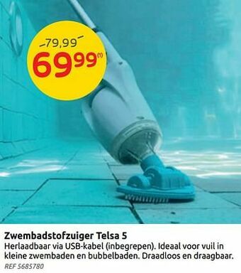 Zwembadstofzuiger telsa 5