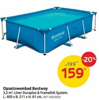Brico Opzetzwembad bestway aanbieding