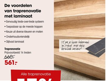 Kwantum Traprenovatie aanbieding