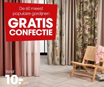 Kwantum De 60 meest populaire gordijnen gratis confectie aanbieding