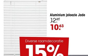 Kwantum Aluminium jaloezie jade aanbieding