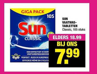 Sun Vaatwastabletten