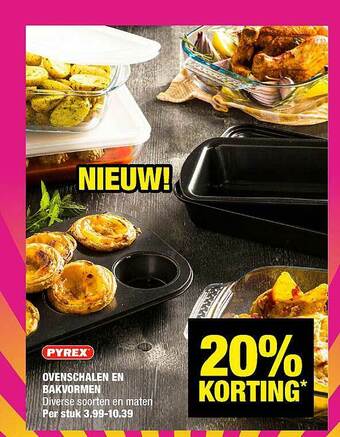 Big Bazar Pyrex Ovenschalen En Bakvormen aanbieding