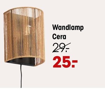 Kwantum Wandlamp cera aanbieding