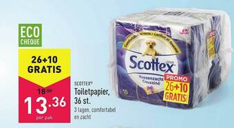 ALDI Scottex Toiletpapier 36 St. aanbieding