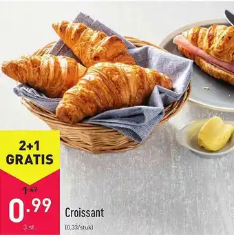 ALDI Croissant 2+1 Gratis aanbieding