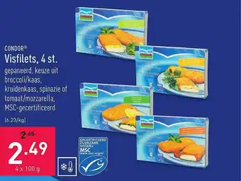 Condor Visfilets, 4st.