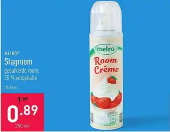 Melro Slagroom