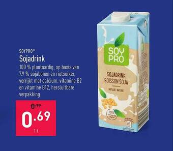 ALDI Soypro Sojadrink aanbieding