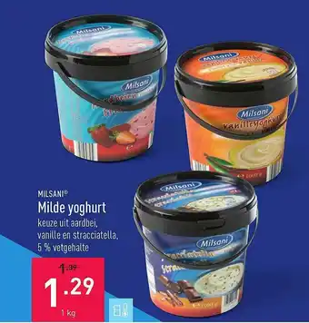 ALDI Milsani Milde Yoghurt aanbieding