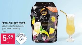 ALDI Alcoholvrije Pina Colada aanbieding