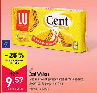 ALDI Lu Cent Wafers aanbieding