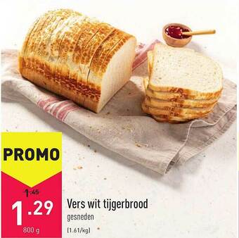 ALDI Vers Wit Tijgerbrood aanbieding