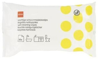 HEMA HEMA Vochtige Schoonmaakdoekjes 20x15 - 50 Stuks aanbieding