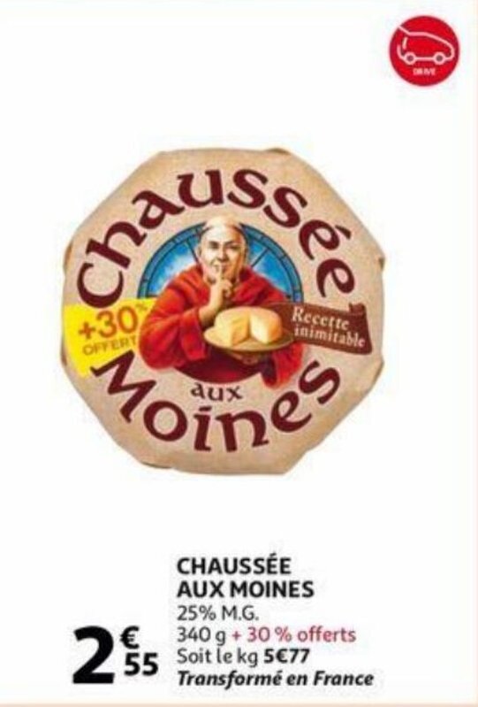 Chausse Aux Moines promotie bij Auchan