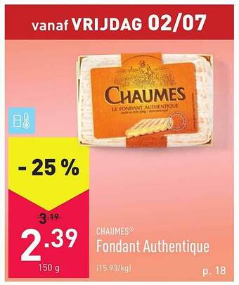Chaumes Fondant Authentique