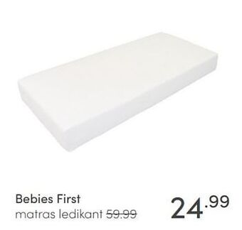 Baby & Tiener Bebies first matras ledikant aanbieding