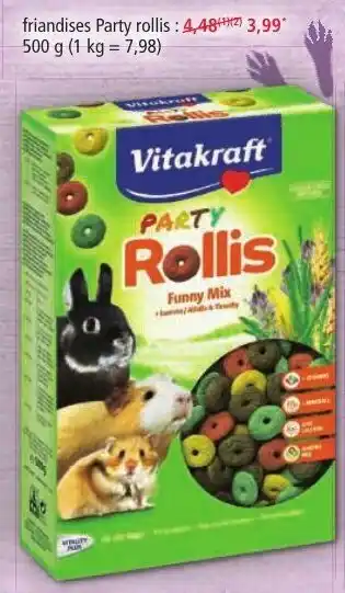 Vitakraft Friandises Party rollis 500 g
