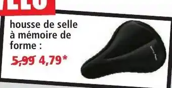 Housse de selle a memoire de forme