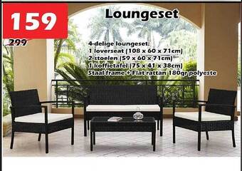 iTEK Loungeset aanbieding