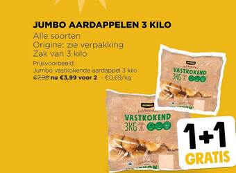 Jumbo Jumbo aardappelen 3 kilo aanbieding