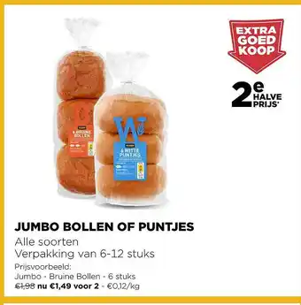 Jumbo Jumbo bollen of puntjes aanbieding