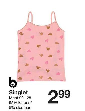 Zeeman Singlet aanbieding