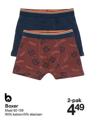 Zeeman Boxer aanbieding