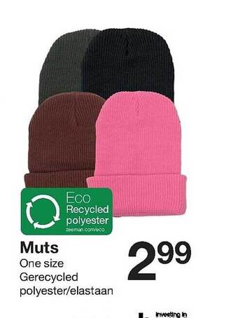 Zeeman Muts aanbieding