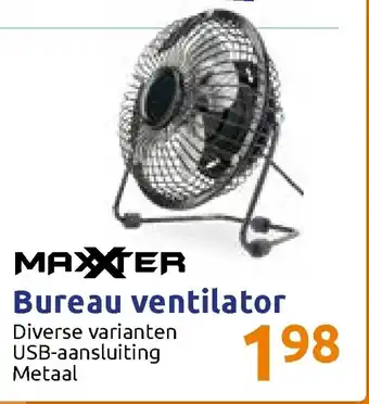 Action Bureau ventilator aanbieding