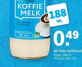 Ah Volle Koffiemelk 188ml