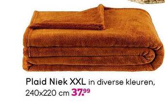 Plaid niek xxl