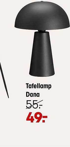 Kwantum Tafellamp dana aanbieding