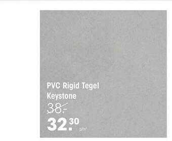 Kwantum Pvc rigid tegel keystone aanbieding