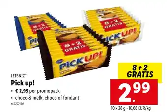 Lidl Leibniz Pick up! 10 x 28 g aanbieding