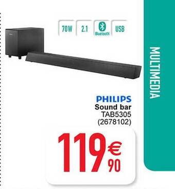 Cora Philips sound bar aanbieding