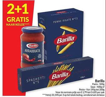 Intermarché Barilla aanbieding