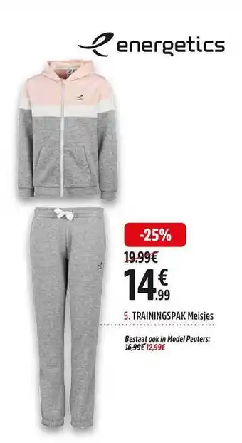 Intersport Energetics trainingspak aanbieding