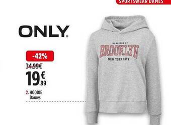 Intersport Only hoodie dames aanbieding