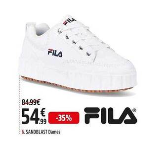 Intersport Fila sandblast dames aanbieding