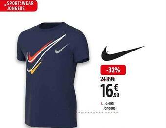 Intersport T-shirt jongens aanbieding