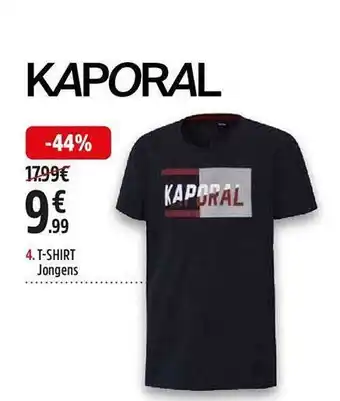 Intersport Kaporal t-shirt jongens aanbieding