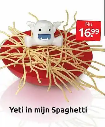 Boekenvoordeel Yeti in mijn spaghetti aanbieding