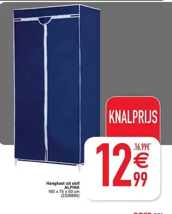 Hangkast uit stof alpina