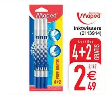 Cora 4+2 gratis inktwissers aanbieding