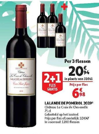 Auchan Lalande De Pomerol 2019 aanbieding