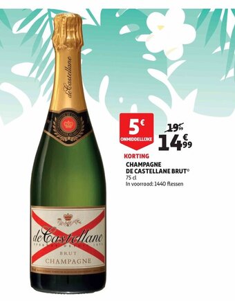 Auchan Champagne De Castellane Brut aanbieding