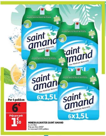 Mineraalwater Saint Amand