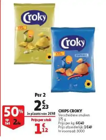 Chips Croky 175g